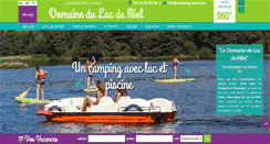 Desktop Screenshot of camping-miel.com